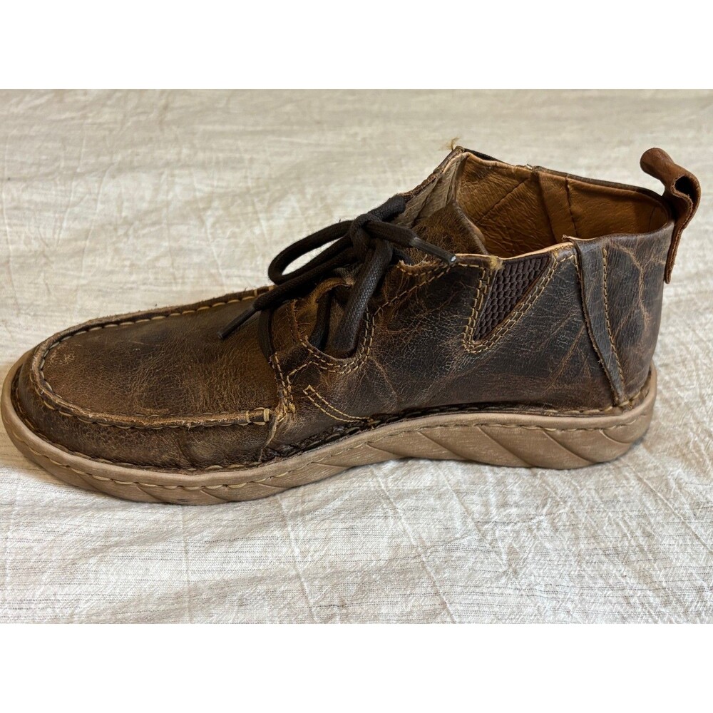 Tony Lama TLC505 Estancia Tan Chukka Boots Men’s 10 Distressed Leather - Picture 10 of 13